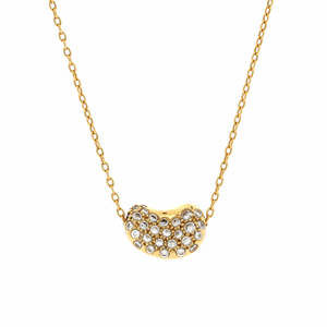Tiffany & Co. 11mm Elsa Peretti Bean Pendant Necklace